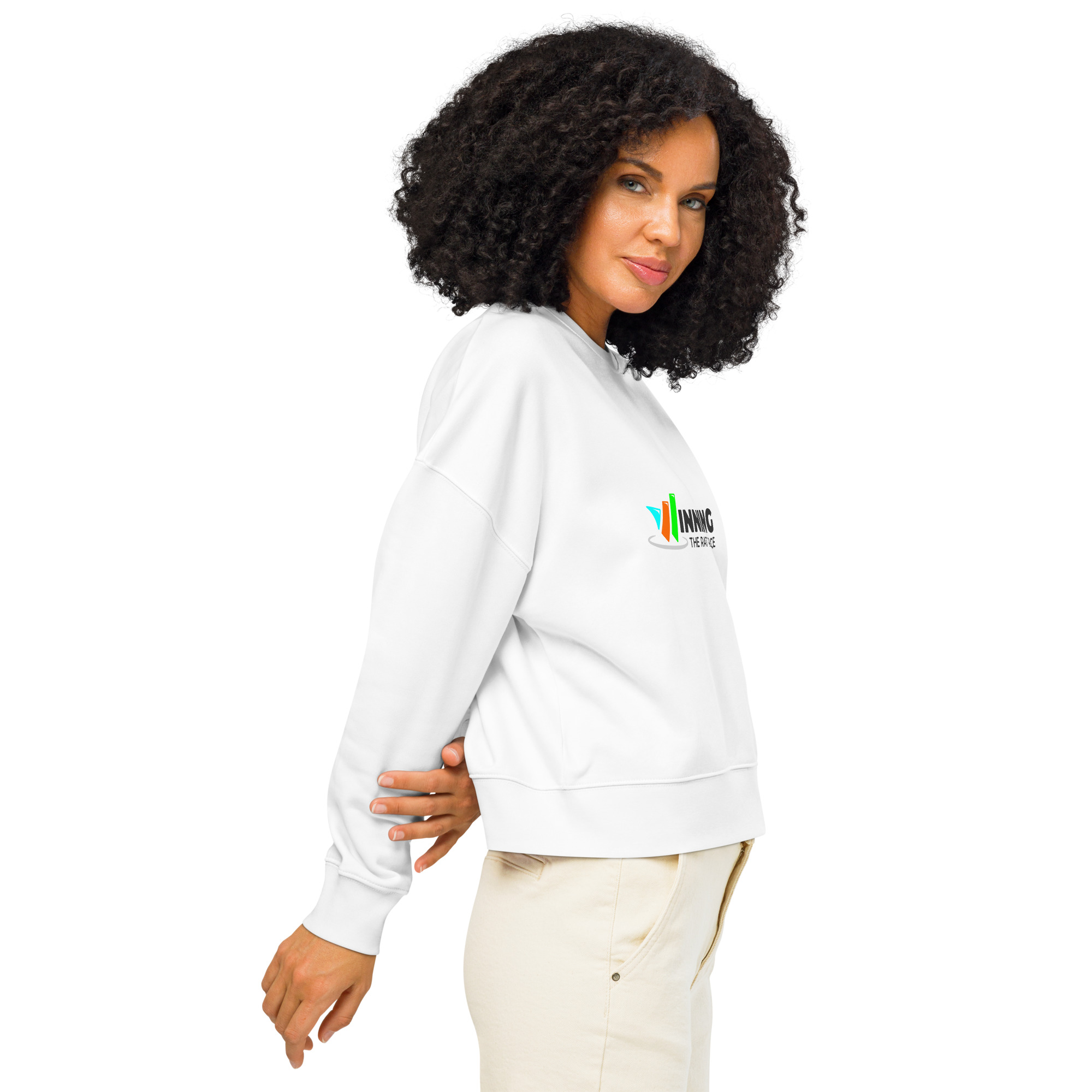Women’s organic crew neck sweatshirt - Image 17
