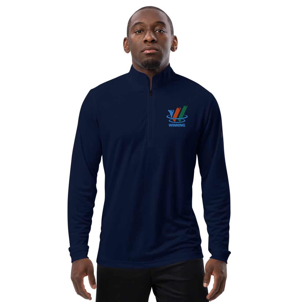 Adidas Navy Blue Quarter Zip Pullover