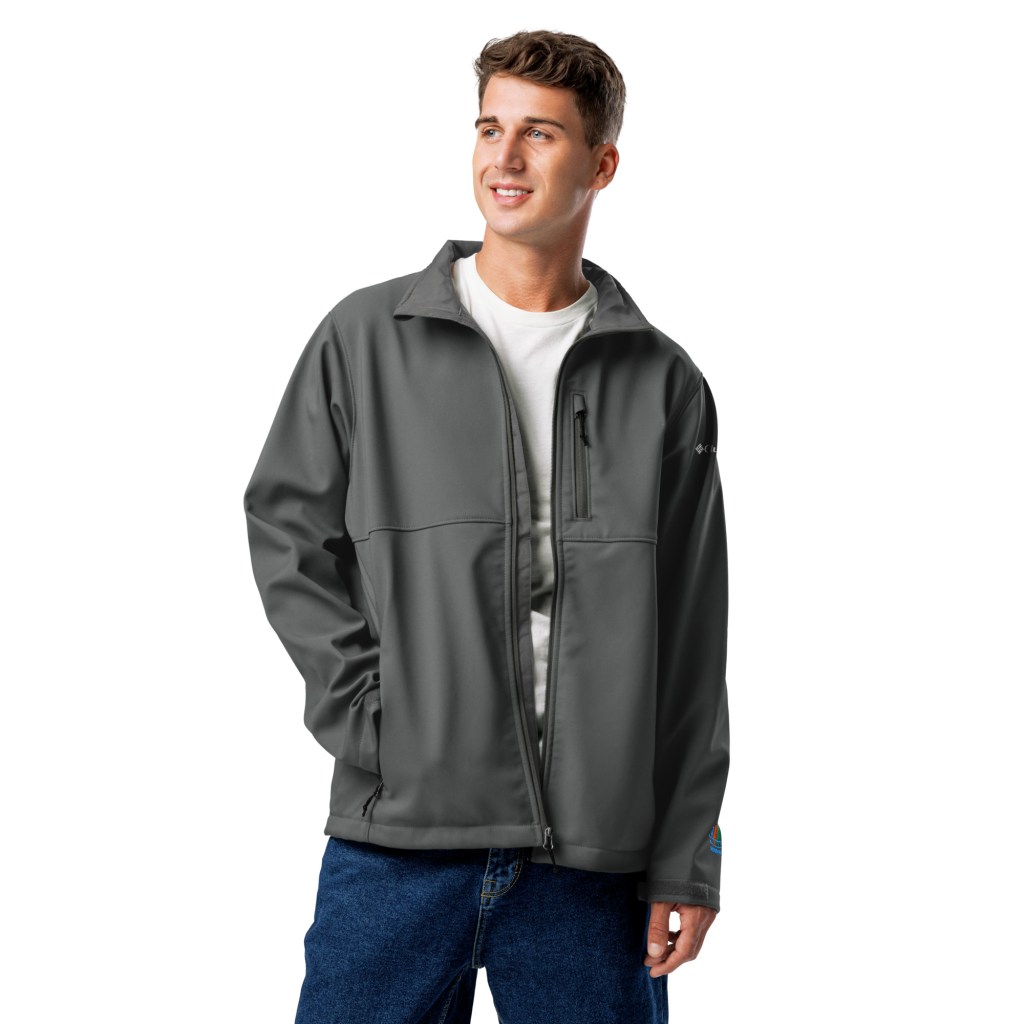 Men's Gray Columbia Soft Shell Jacket