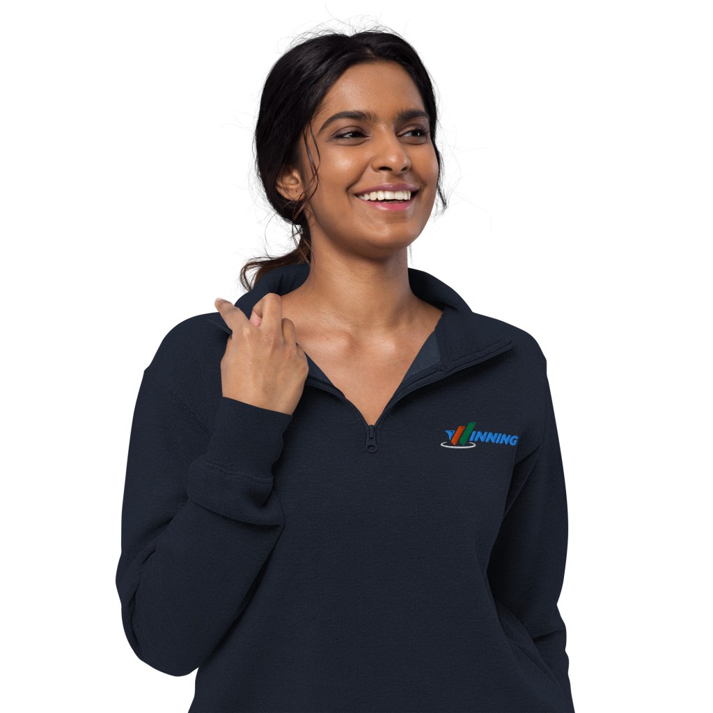 Unisex Embroidered Logo Fleece Pullover