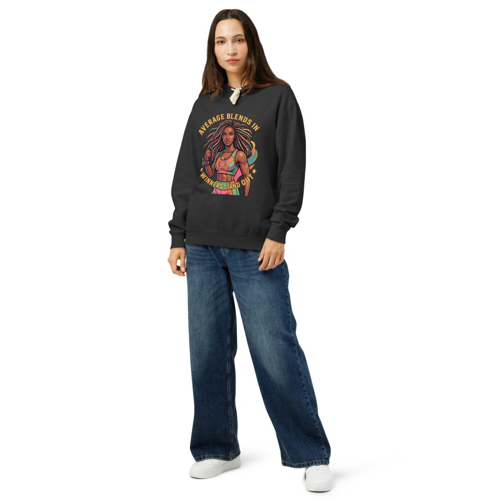 Unisex garment-dyed lightweight hoodie by Winning